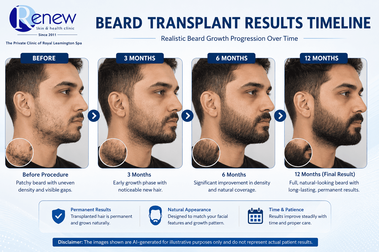 Beard Transplant Results Beard Transplant Results